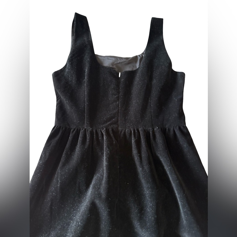 Black Midi Dress with Rhinestone Detailing - Picture 4 of 4